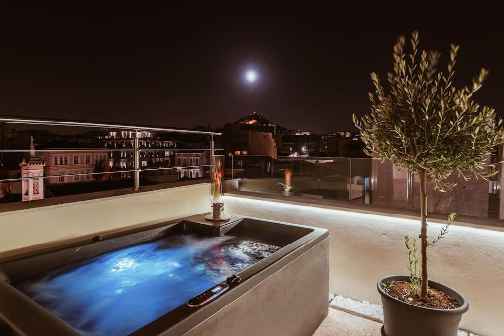Heated Plunge Pool & Firepit Acropolis Penthouse Apartment Atena Exterior foto